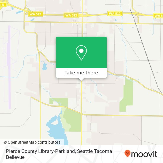 Pierce County Library-Parkland map