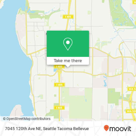 Mapa de 7045 120th Ave NE