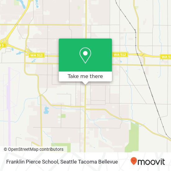 Franklin Pierce School map