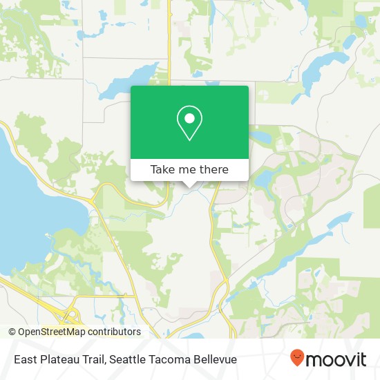 Mapa de East Plateau Trail