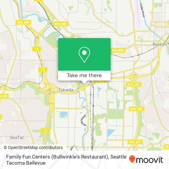 Mapa de Family Fun Centers (Bullwinkle's Restaurant)