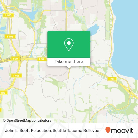 John L. Scott Relocation map