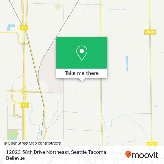 12023 58th Drive Northeast map