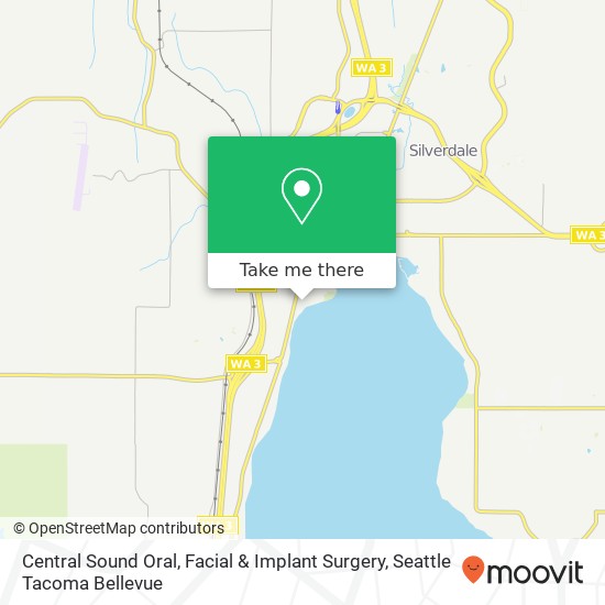 Mapa de Central Sound Oral, Facial & Implant Surgery