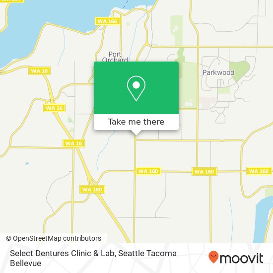 Select Dentures Clinic & Lab map
