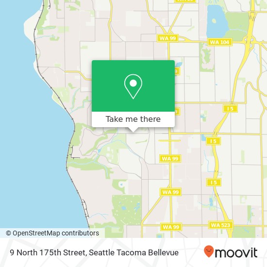 9 North 175th Street map