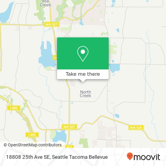 18808 25th Ave SE map