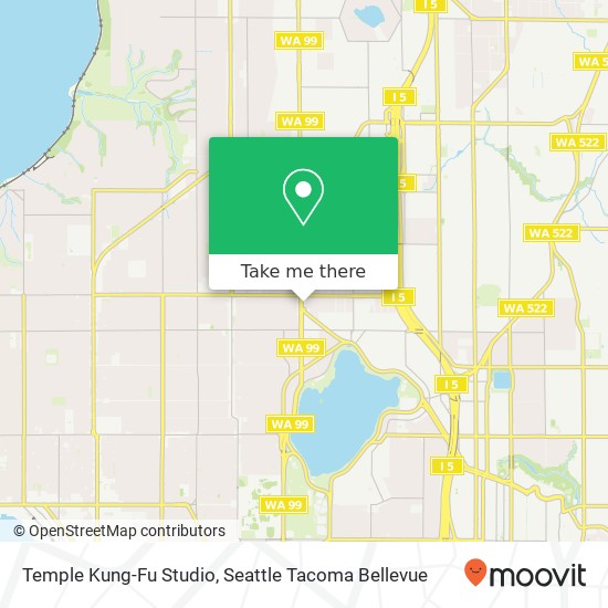 Temple Kung-Fu Studio map