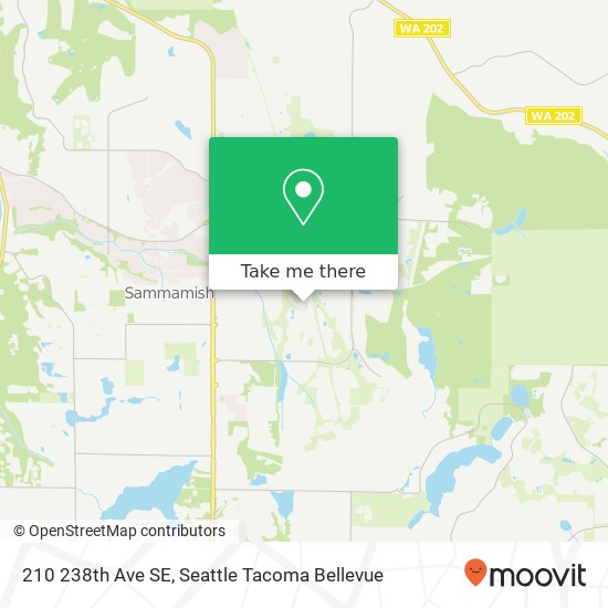 Mapa de 210 238th Ave SE