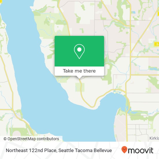 Mapa de Northeast 122nd Place