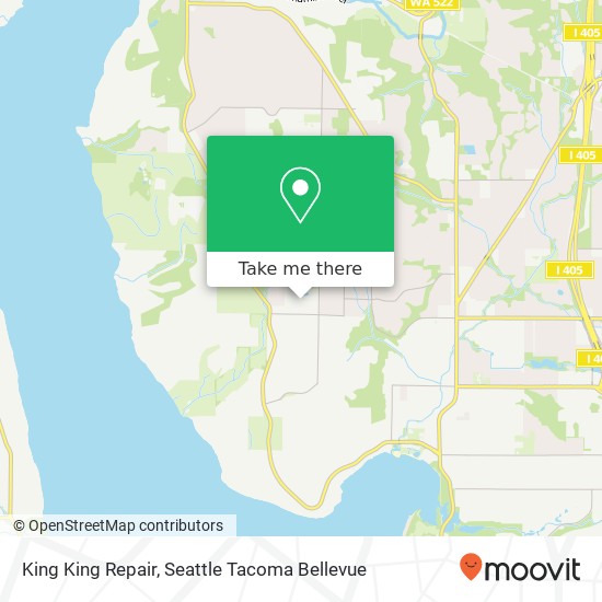 King King Repair map