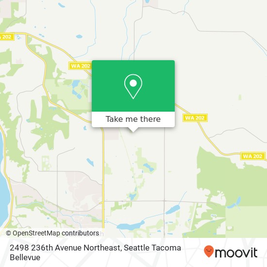 Mapa de 2498 236th Avenue Northeast