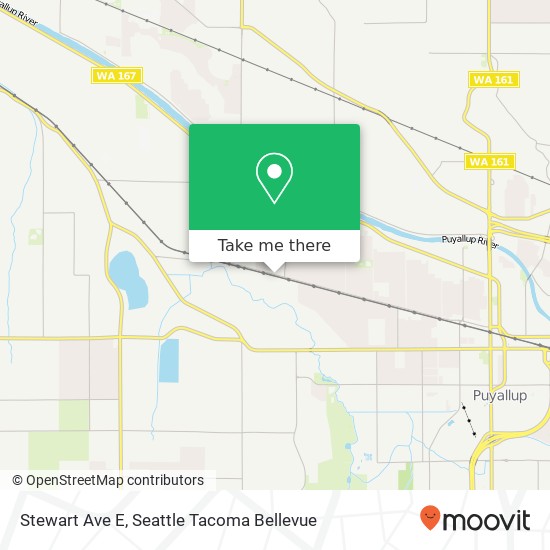 Stewart Ave E map