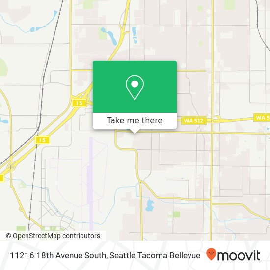 11216 18th Avenue South map