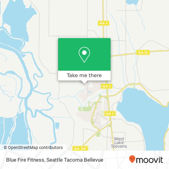 Blue Fire Fitness map