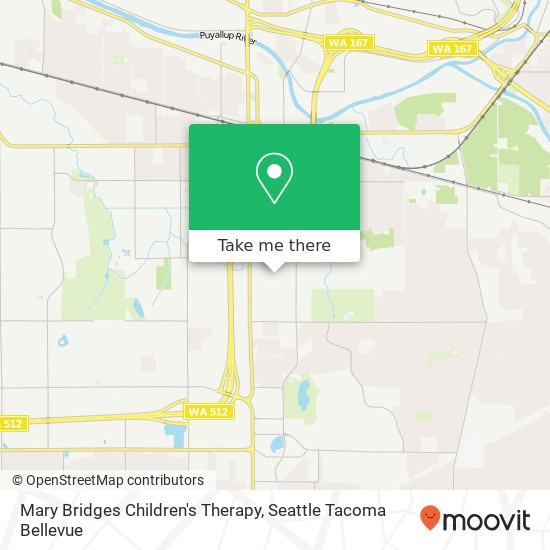 Mary Bridges Children's Therapy map