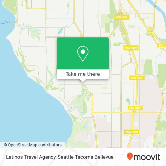 Latinos Travel Agency map