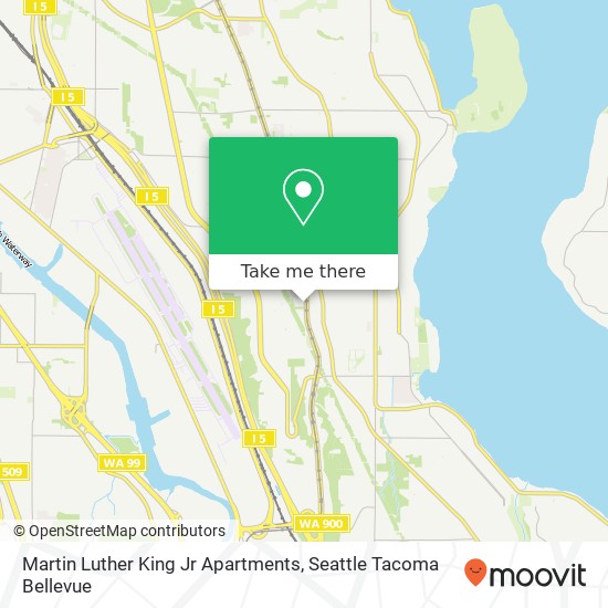 Mapa de Martin Luther King Jr Apartments