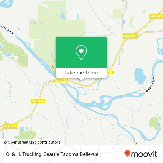 G. & H. Trucking map