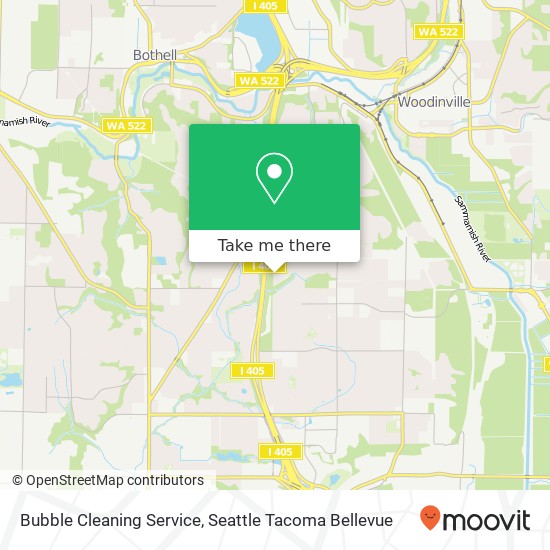 Mapa de Bubble Cleaning Service