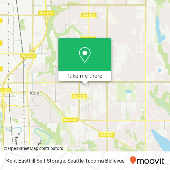 Kent Easthill Self Storage map