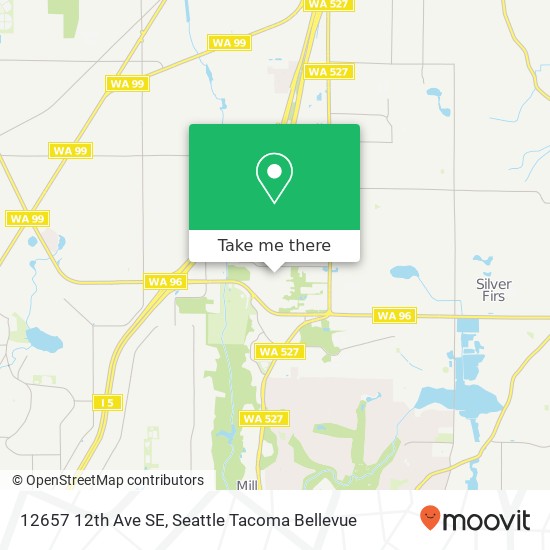 Mapa de 12657 12th Ave SE