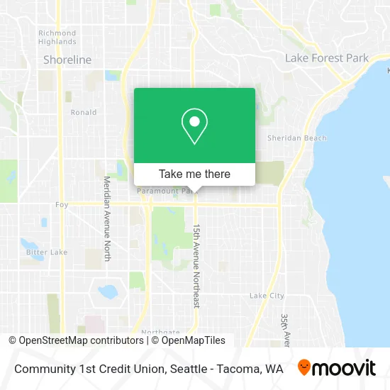 Mapa de Community 1st Credit Union