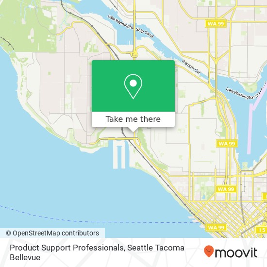 Product Support Professionals map