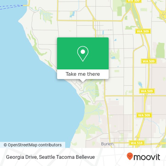 Mapa de Georgia Drive