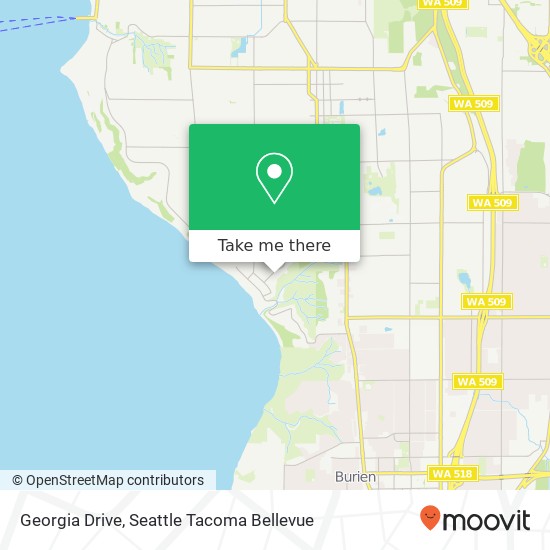 Georgia Drive map