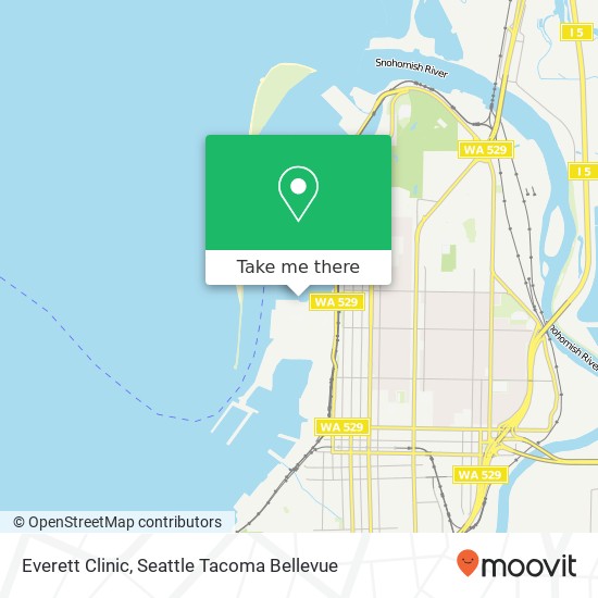 Mapa de Everett Clinic