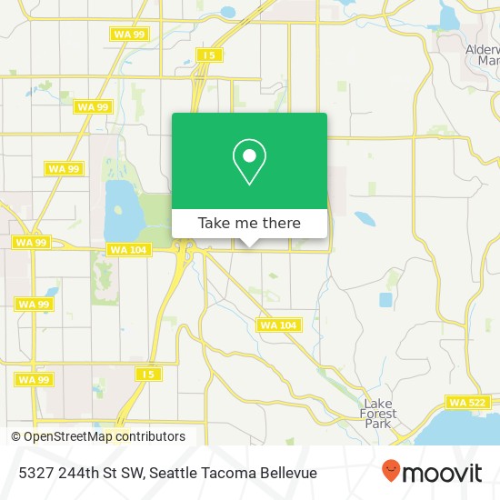 Mapa de 5327 244th St SW