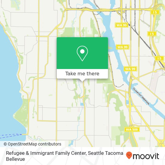 Refugee & Immigrant Family Center map