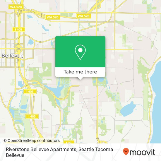 Riverstone Bellevue Apartments map