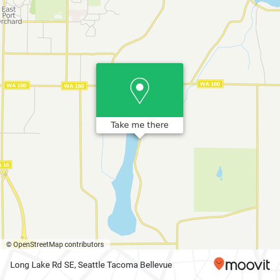 Long Lake Rd SE map