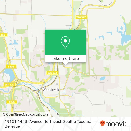 Mapa de 19151 144th Avenue Northeast