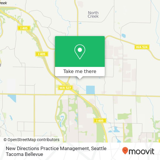 Mapa de New Directions Practice Management