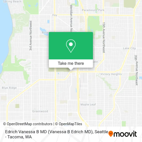 Edrich Vanessa B MD map
