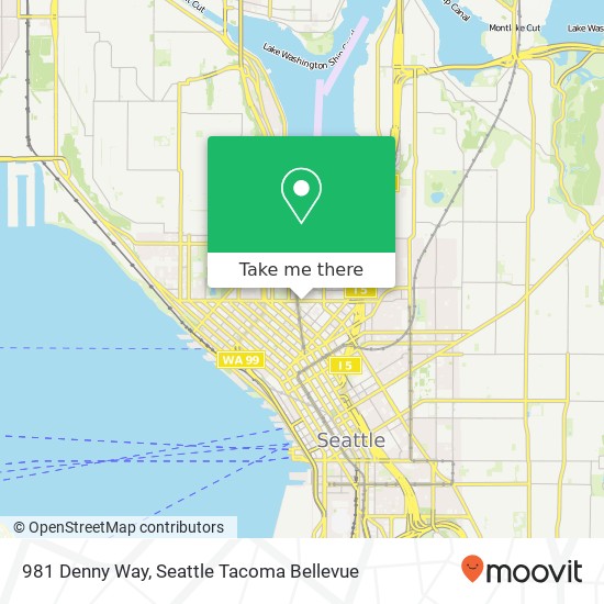 981 Denny Way map