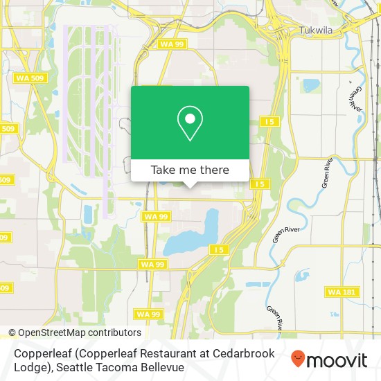 Mapa de Copperleaf (Copperleaf Restaurant at Cedarbrook Lodge)