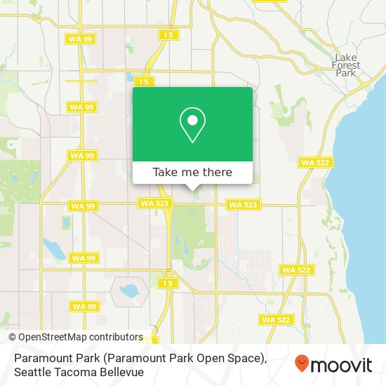 Paramount Park (Paramount Park Open Space) map