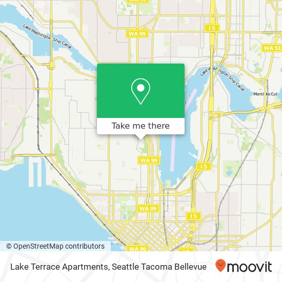 Lake Terrace Apartments map