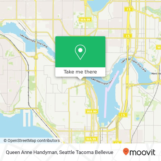 Queen Anne Handyman map