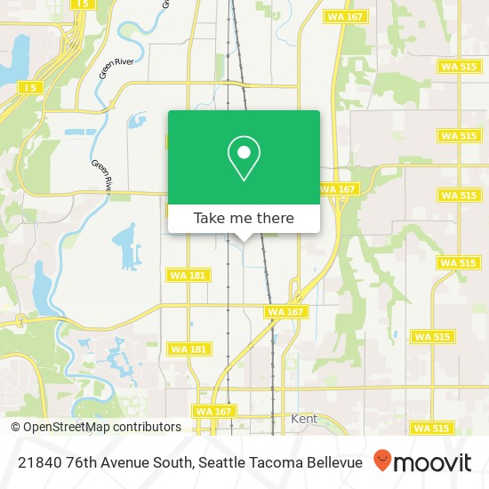 Mapa de 21840 76th Avenue South