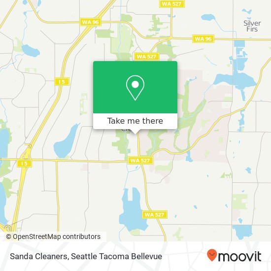 Sanda Cleaners map