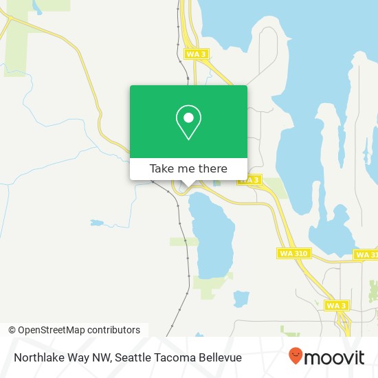 Mapa de Northlake Way NW