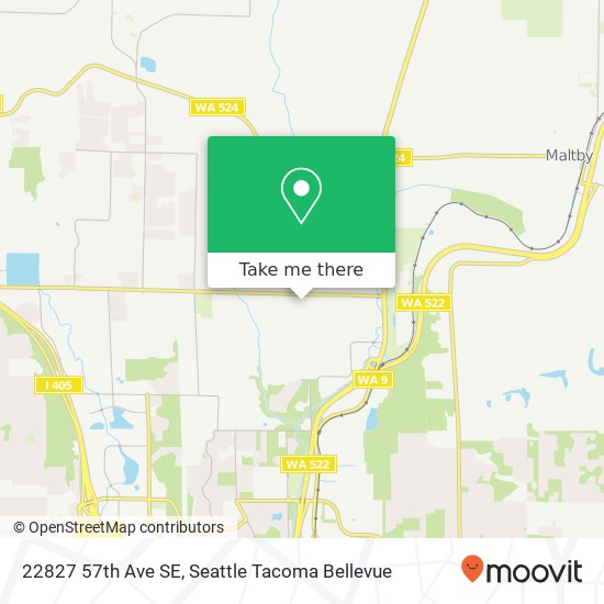 Mapa de 22827 57th Ave SE