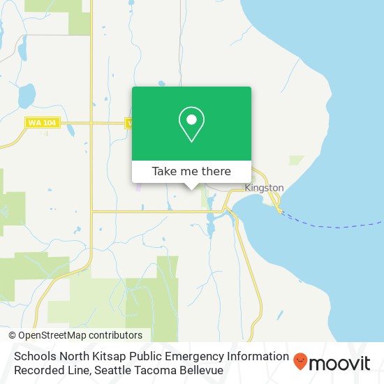 Mapa de Schools North Kitsap Public Emergency Information Recorded Line