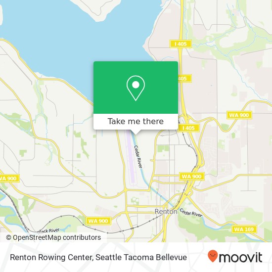 Renton Rowing Center map