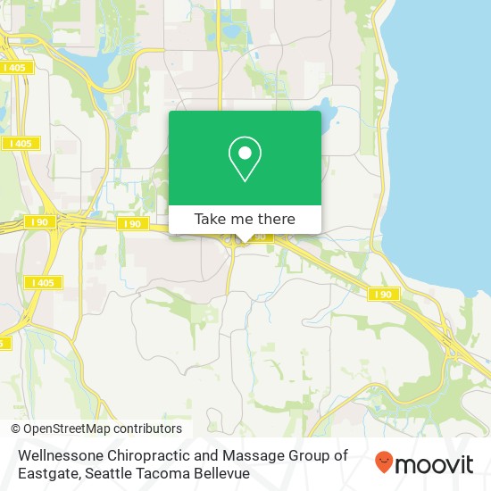 Mapa de Wellnessone Chiropractic and Massage Group of Eastgate